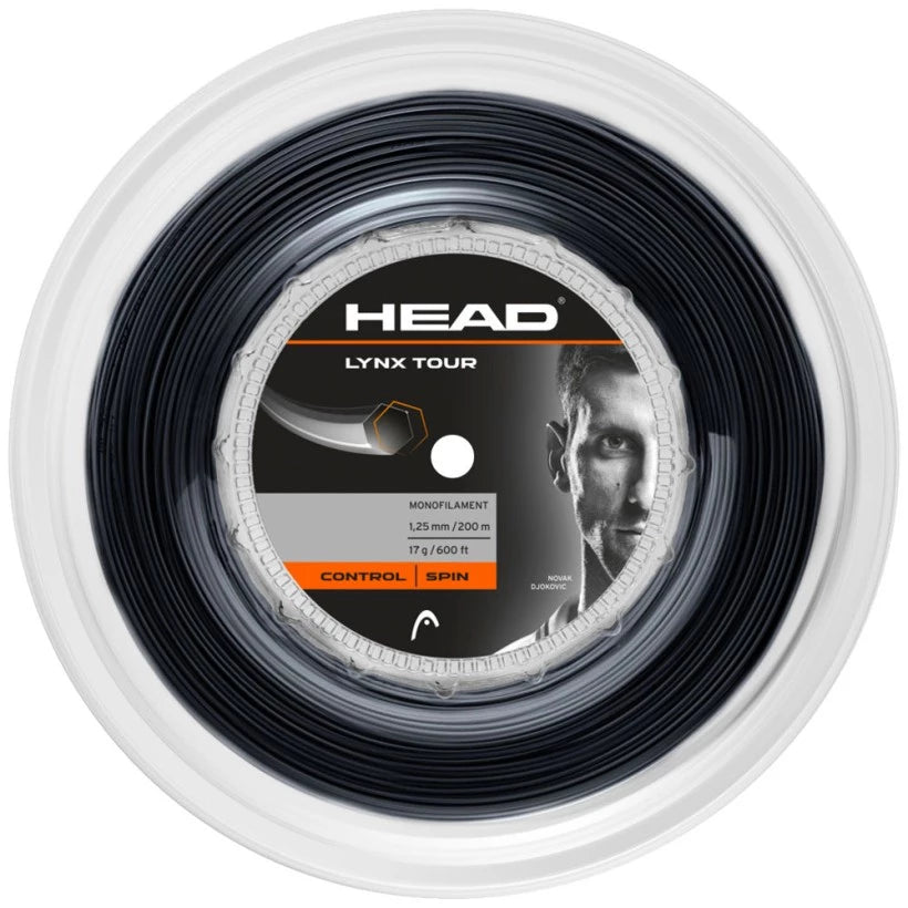 Head Lynx Tour Black 200m Reel