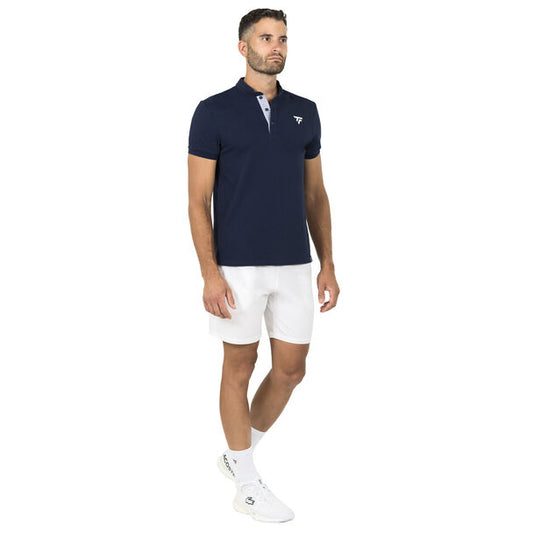 TECNIFIBRE POLO SHIRT PIQUE DARK BLUE MEN