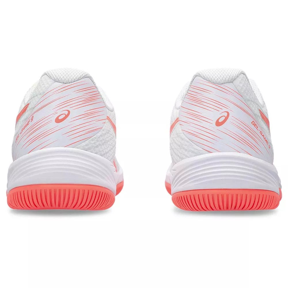 Asics Gel Game 9 Women White / Coral Shoes