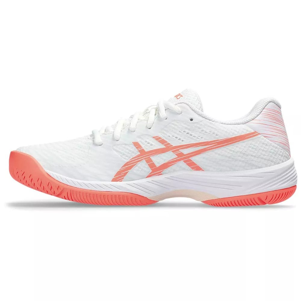 Asics Gel Game 9 Women White / Coral Shoes