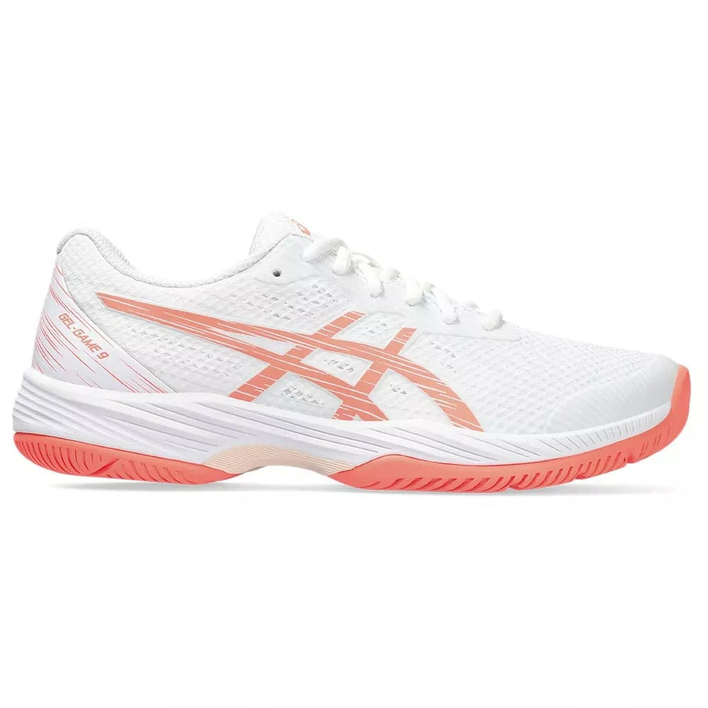 Asics Gel Game 9 Women White / Coral Shoes