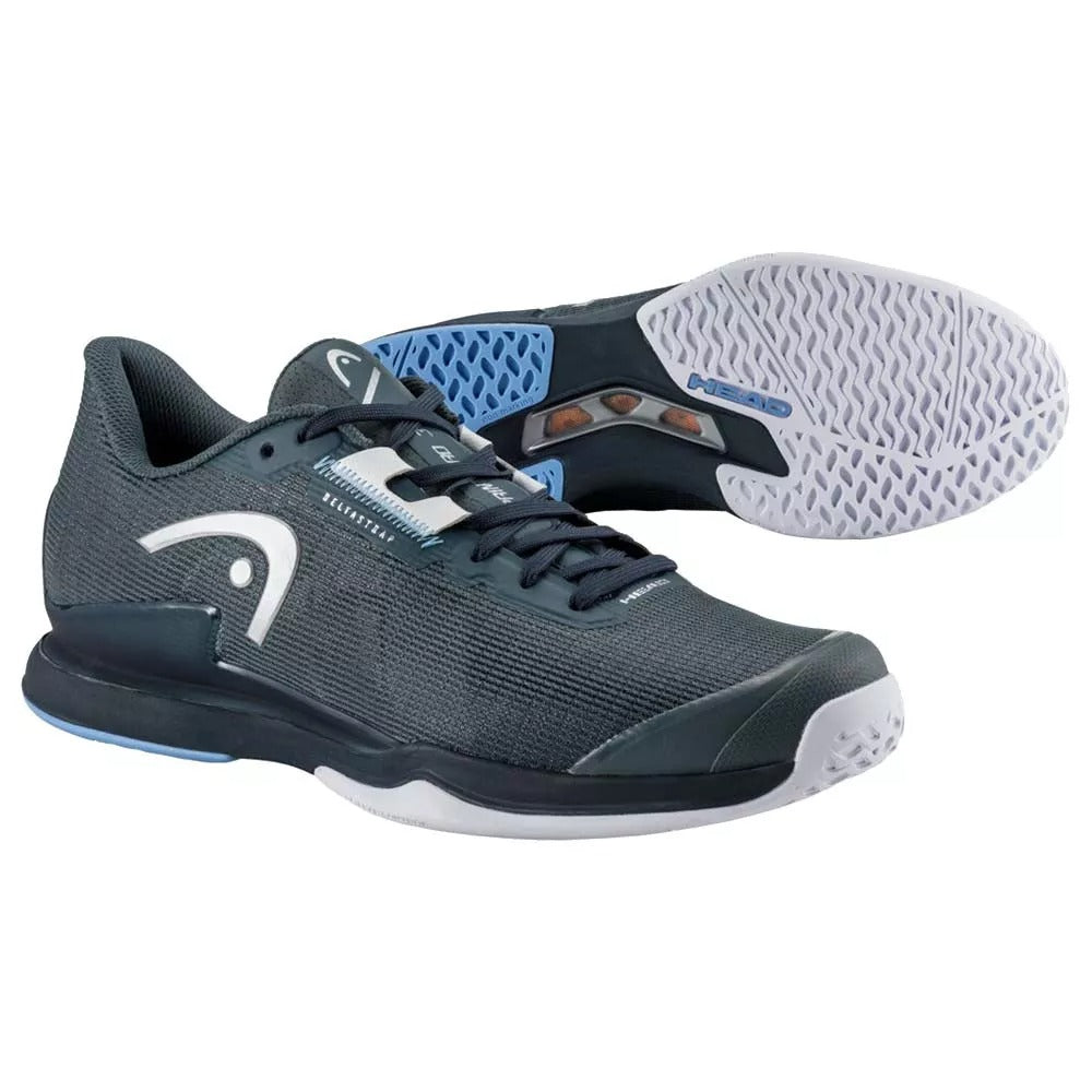 Head Sprint Pro 3.5 Dark Grey / Blue Shoes