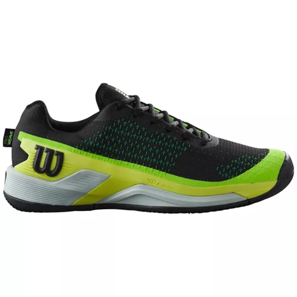 Wilson Rush Pro Extra Duty Black / Green Shoes