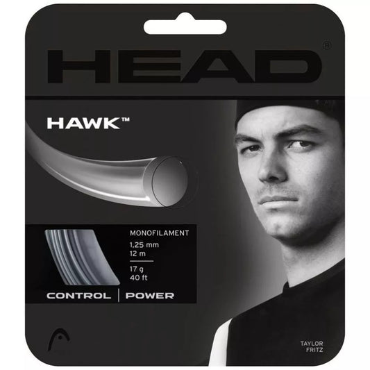 Head Hawk Grey 12m String