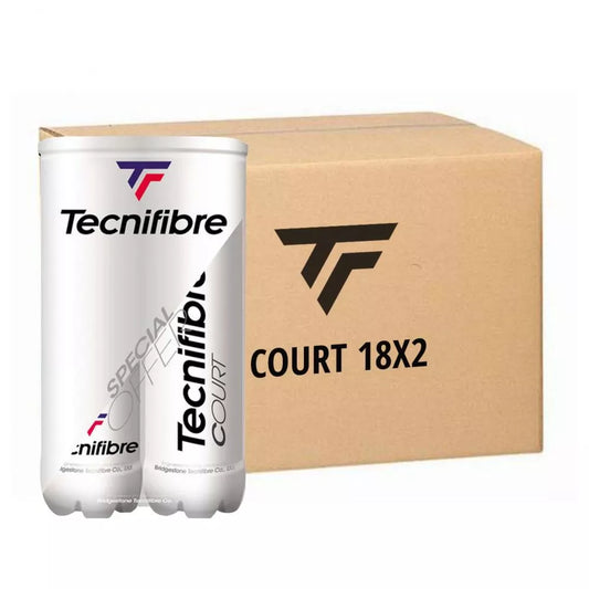 Tecnifibre Court Balls (box of 144 balls 36x4)