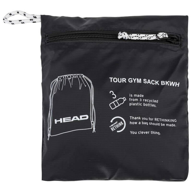 Head Tour Black / White Gym Sack