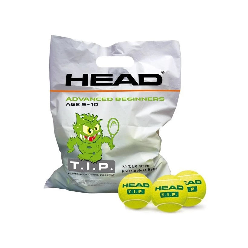 Head TIP Green Balls (bag of 72 balls)