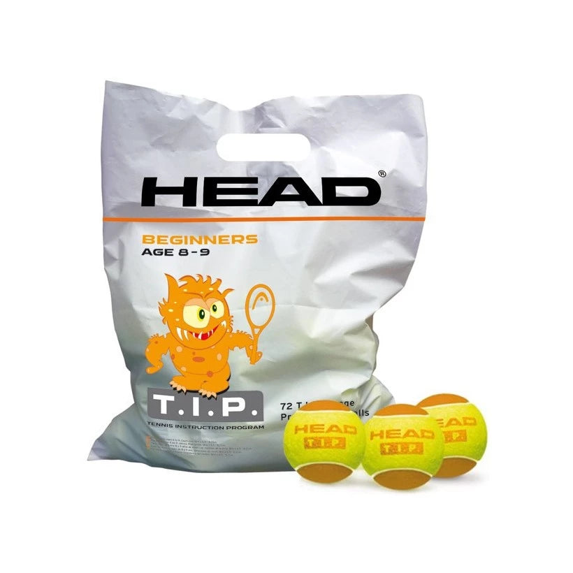 Head TIP Orange Balls (bag of 72 balls)